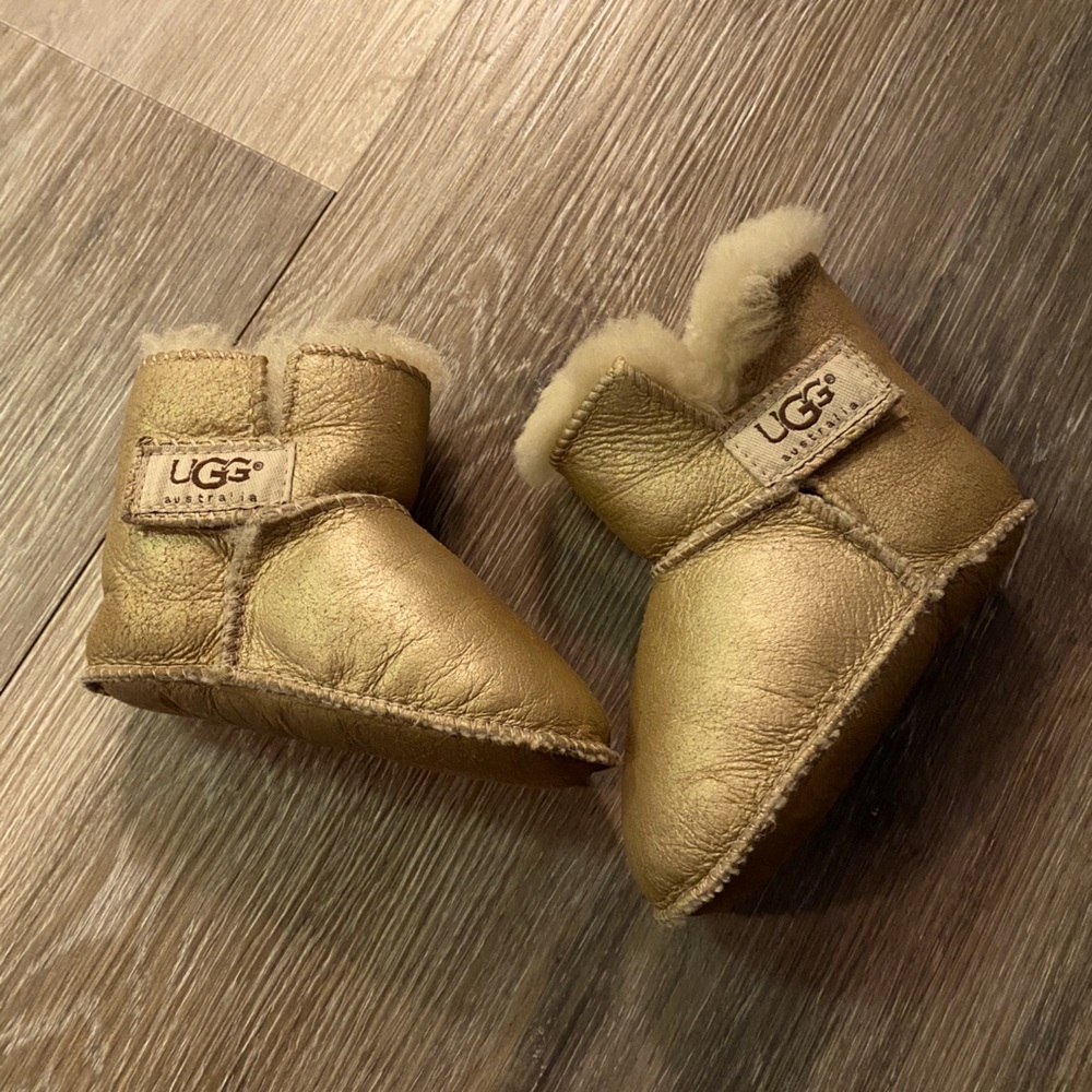 Erin UGG Boots, Metallic Gold, Infant M, Unisex